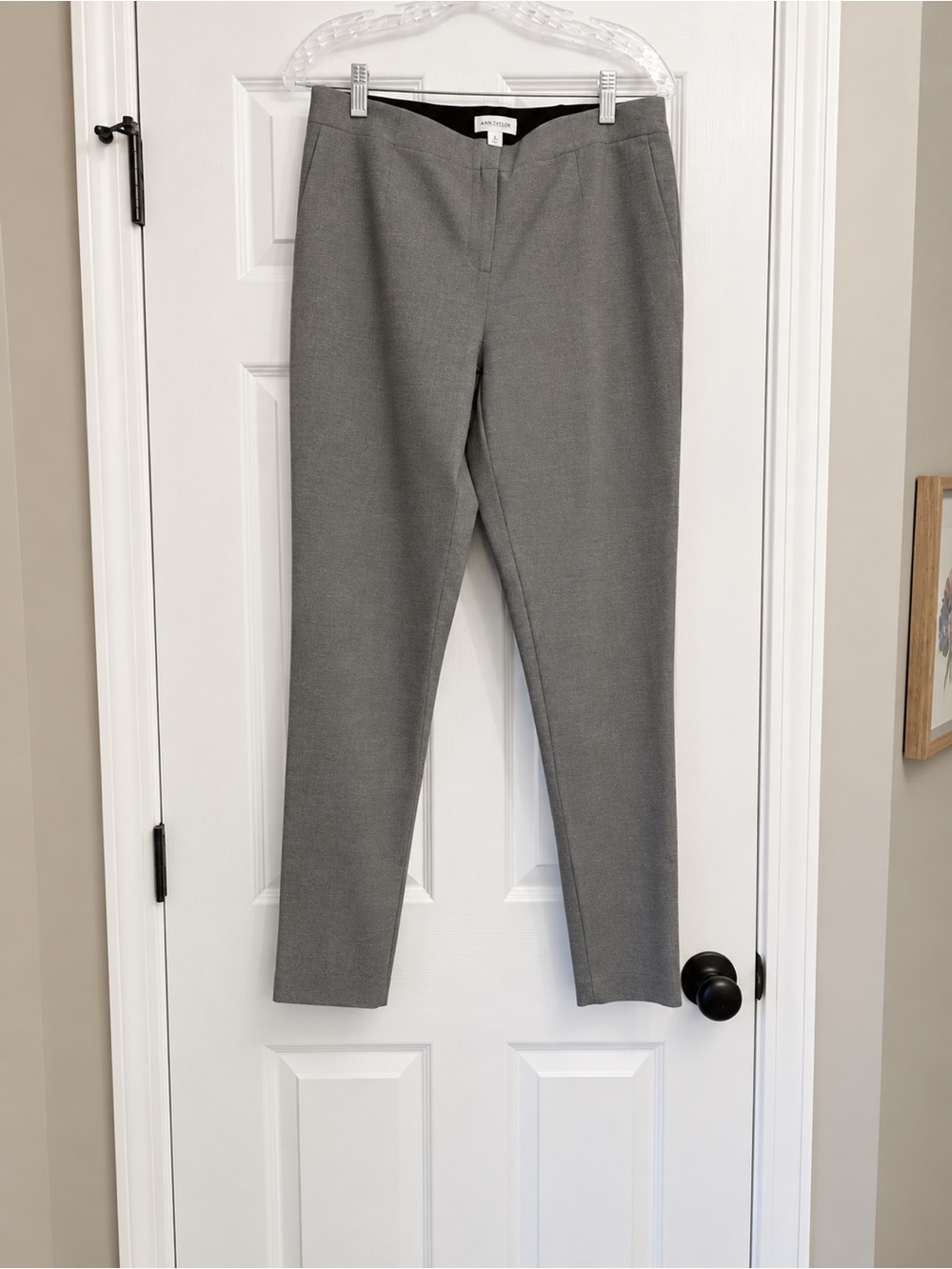 Calvin Klein Houndstooth Slim Ankle Dress Pants